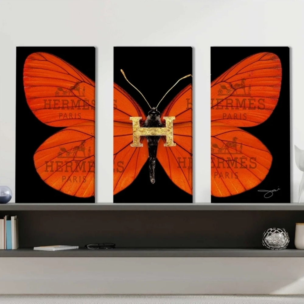 8.5"×11" 3 piece Framed wall art